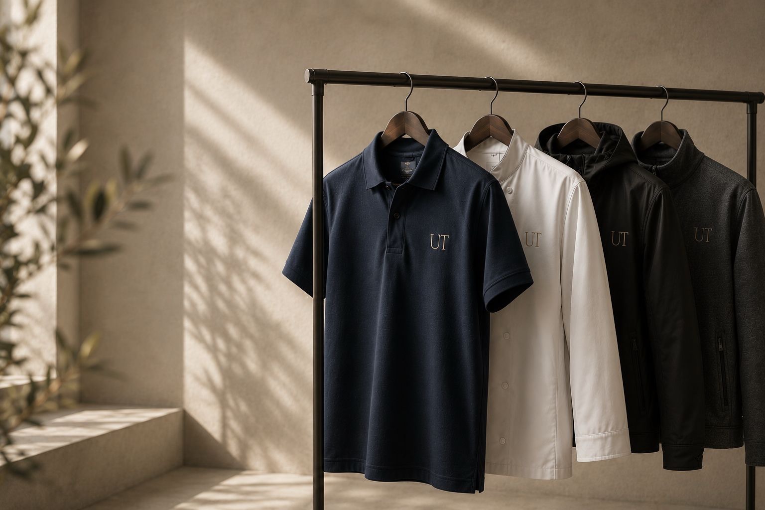 Muestrario de Uniformes Thomas con bordado UT